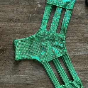 Green bikini bottom